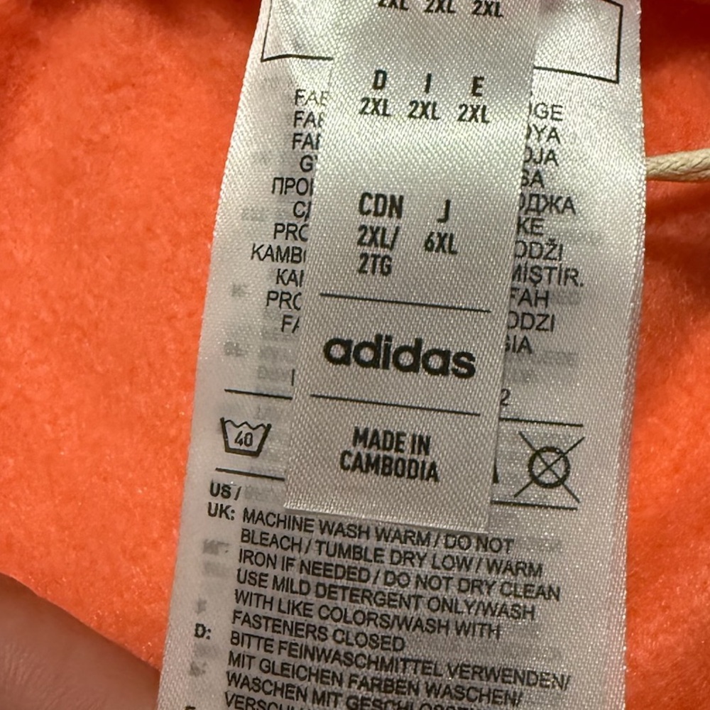 Adidas Tiro23‎ League Men's Sweat Shorts orange size 2XL IJ8171 athletic - Picture 8 of 9